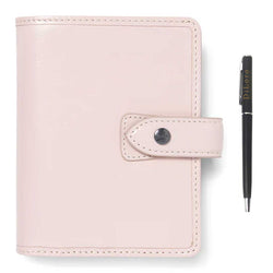 Filofax Malden Personal Pink Leather Organizer Agenda Calendars with DiLoro Pen