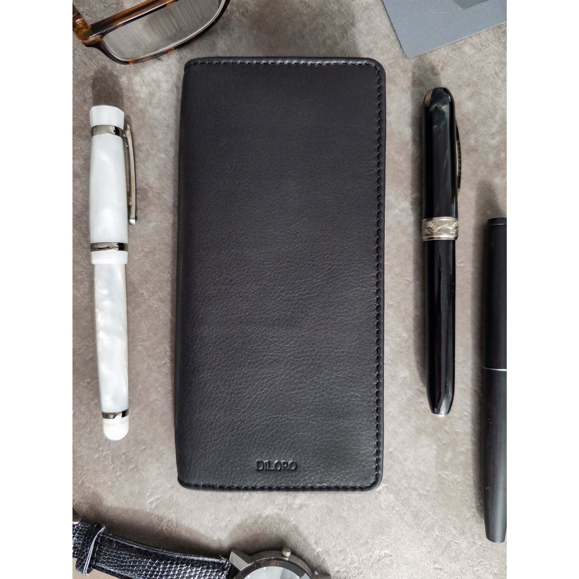 Leather Pen Holder | Handmade Leather Fountain Pen Pouch