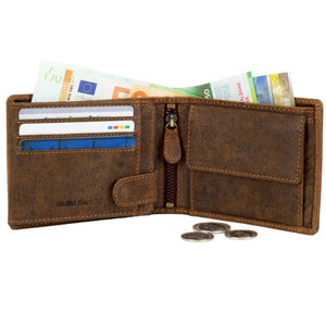 DiLoro Italy Men's Bifold Leather Wallet