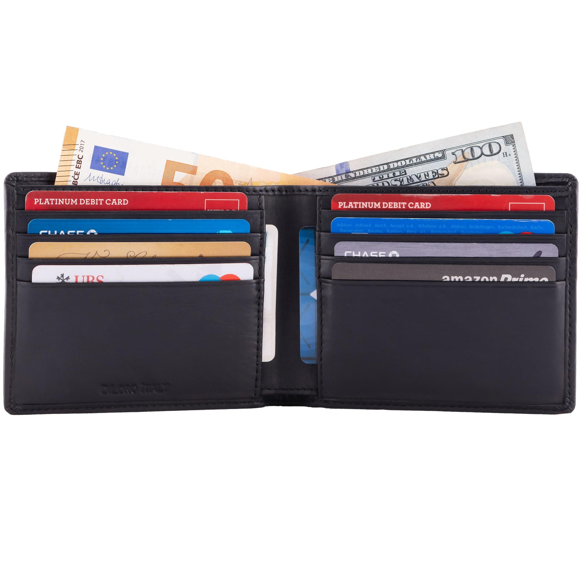 Super Slim Leather Card Holder RFID protected