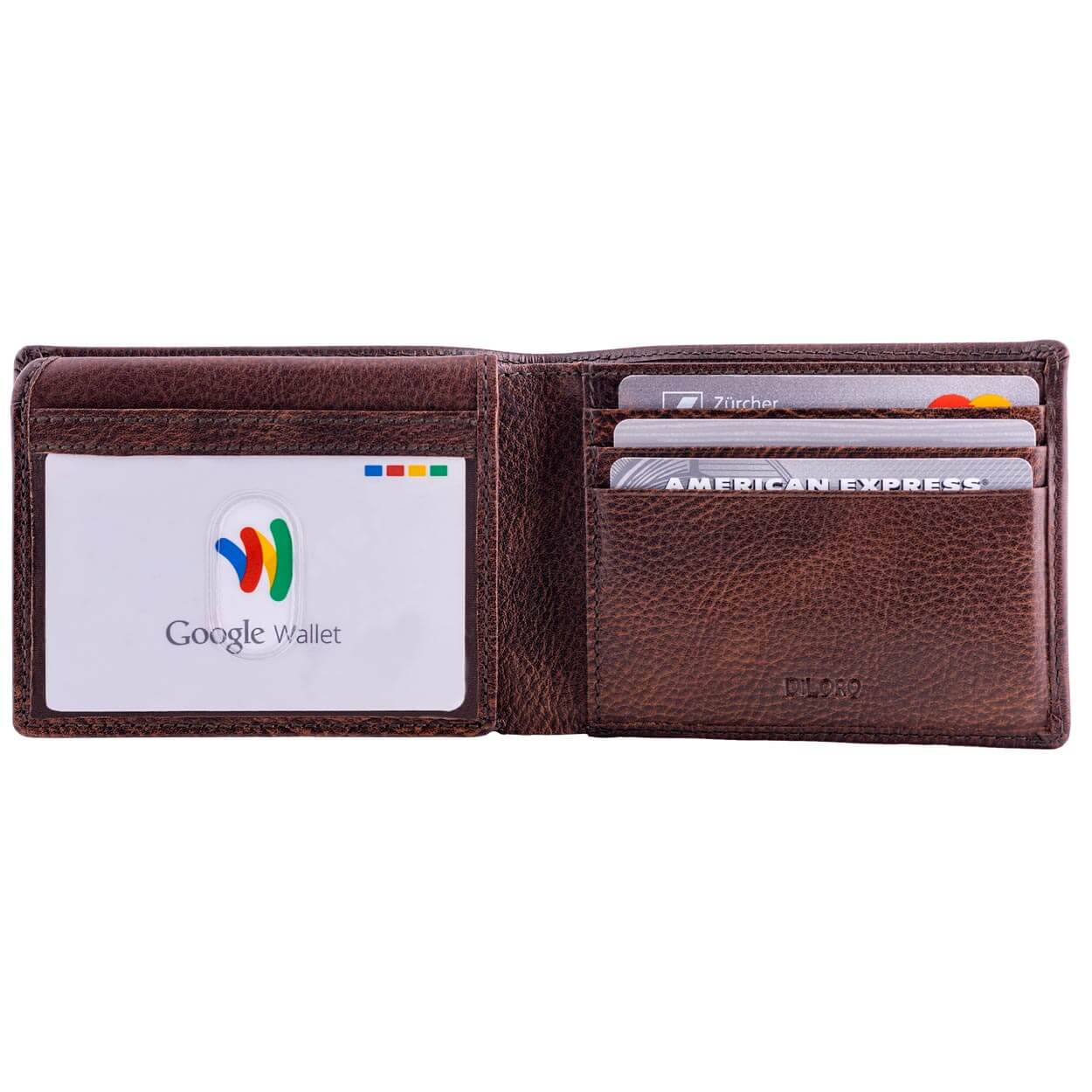 Genuine Leather Men's Wallet Clutch Bag Multi Card Holder Long Wallets  Purse Bag | eBay